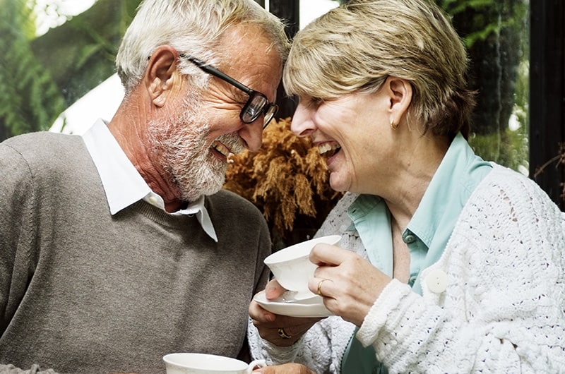 Laughing couple